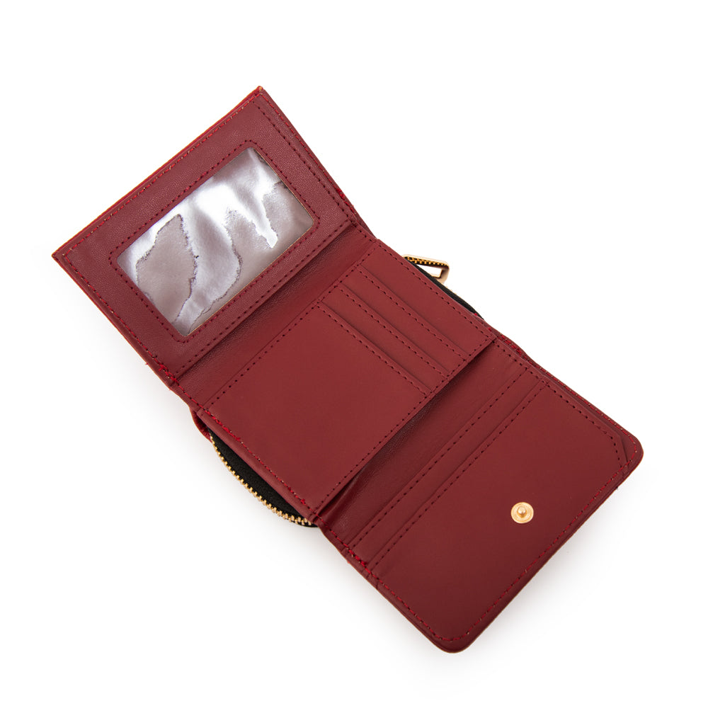 BILLETERA CHICA LIZET ROJO