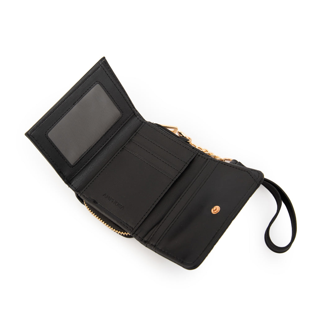 BILLETERA CHICA GRECIA NEGRO