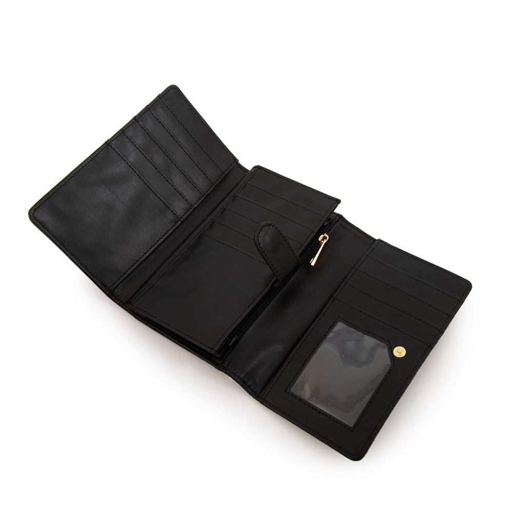 BILLETERA MEDIANA MAGGIE NEGRO
