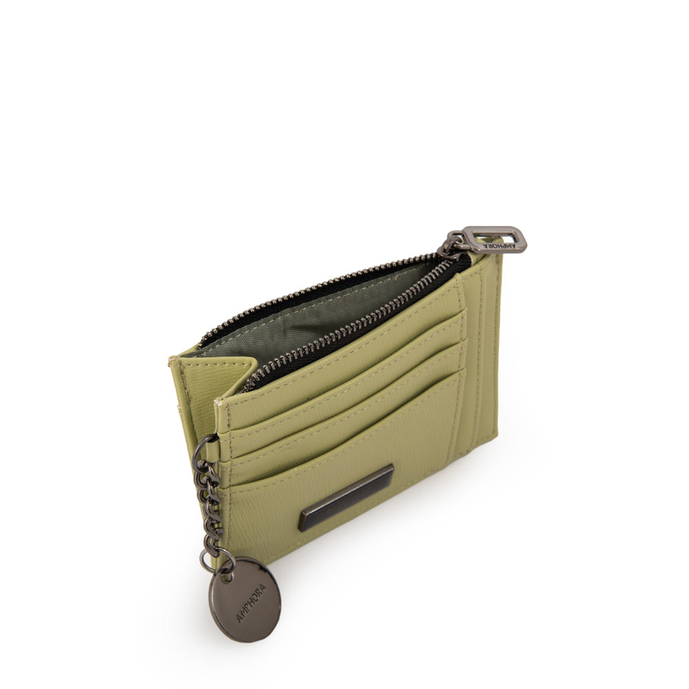 MONEDERO CON TARJETERO DILIAN VERDE