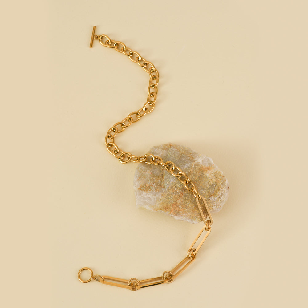 COLLAR CADENAS DORADO