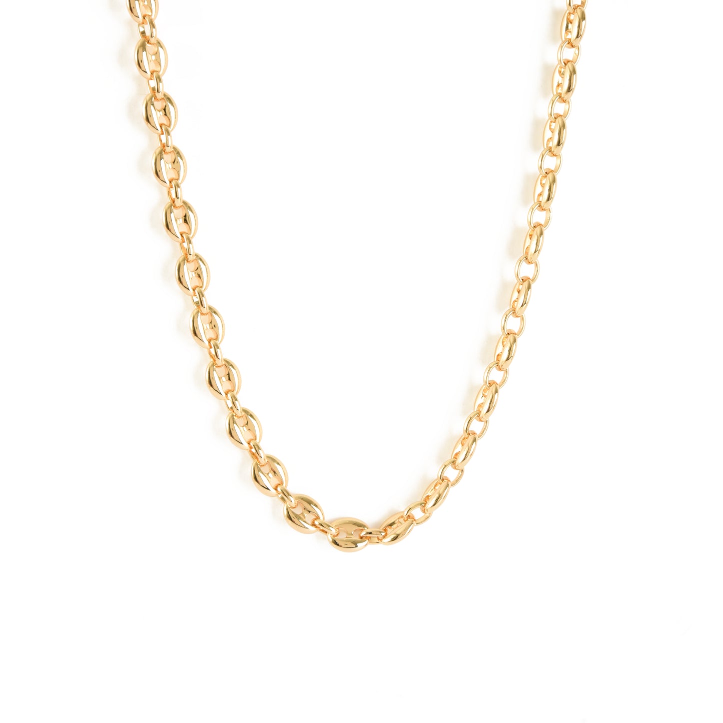 COLLAR BROOKLYN CORTO GOLD