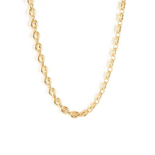 COLLAR BROOKLYN CORTO GOLD
