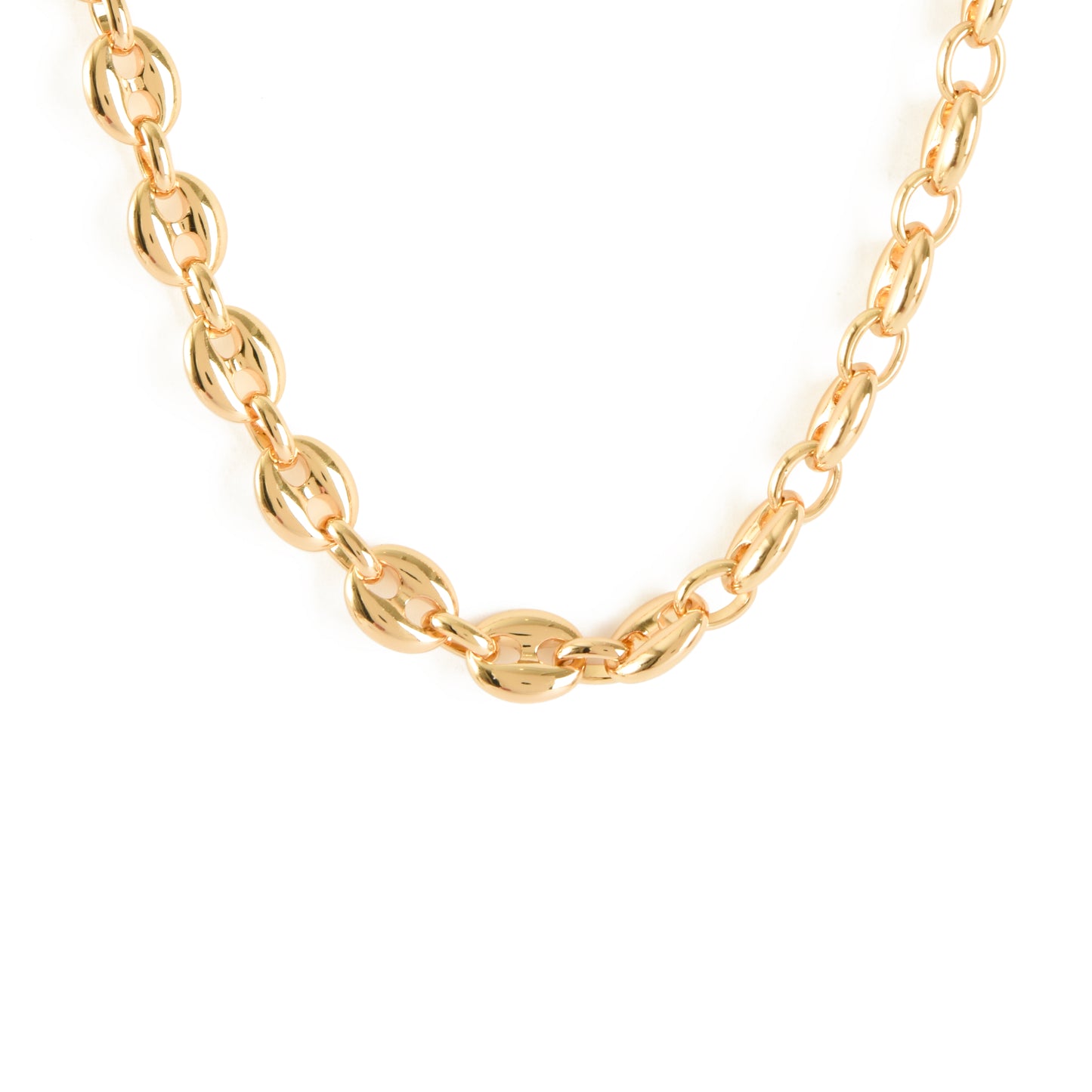 COLLAR BROOKLYN CORTO GOLD
