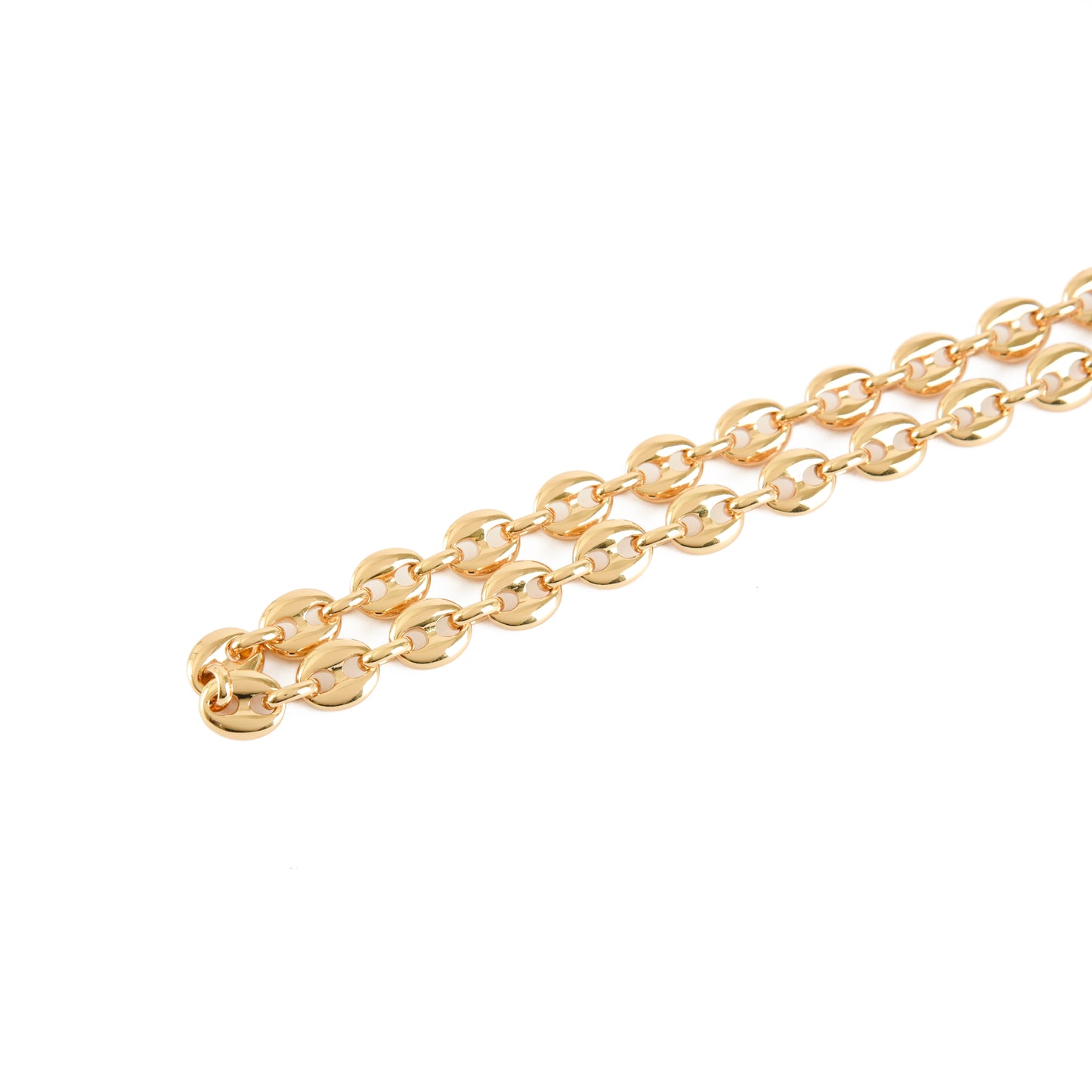 COLLAR BROOKLYN CORTO GOLD