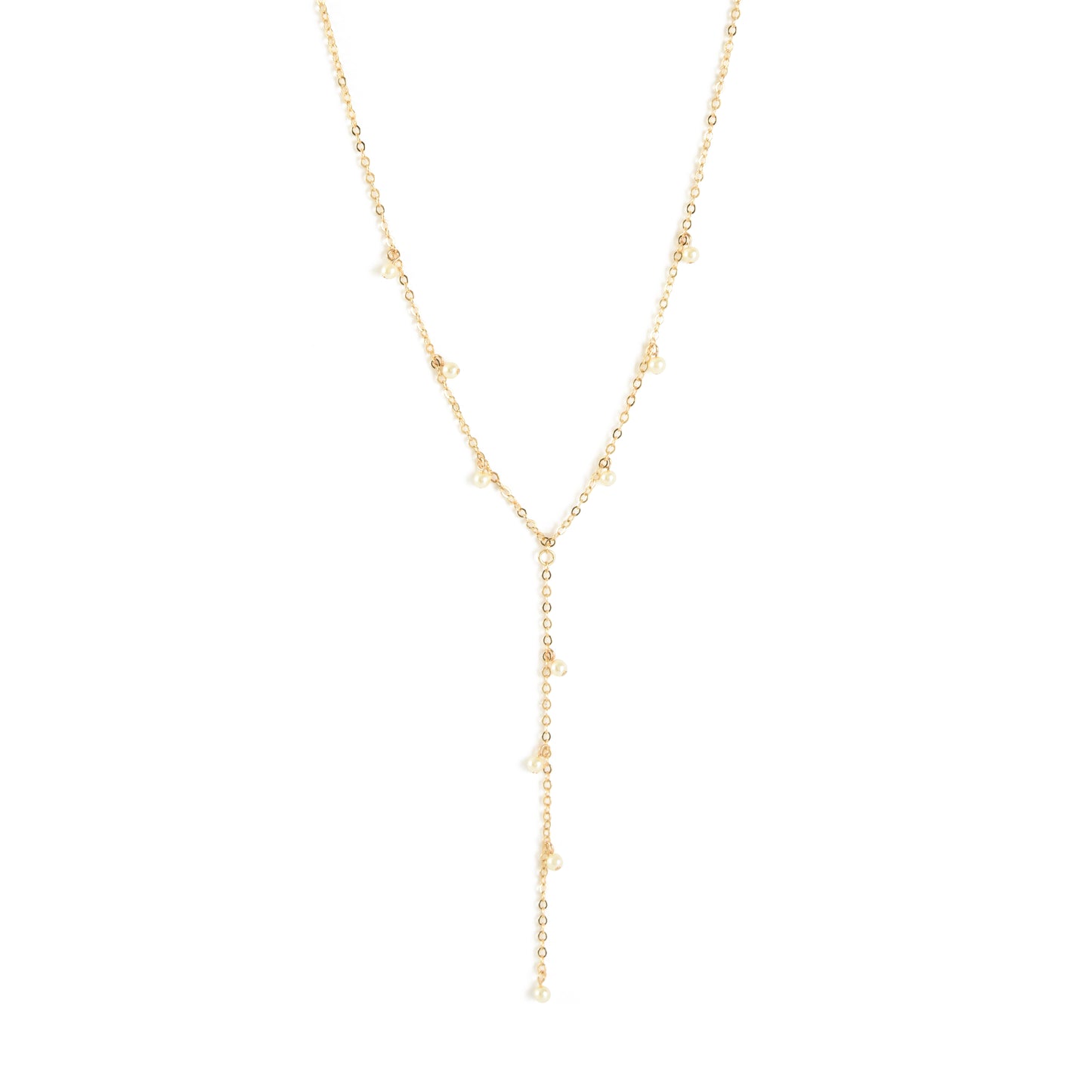 COLLAR CON COLGANTE PERLINA GOLD