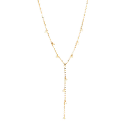 COLLAR CON COLGANTE PERLINA GOLD