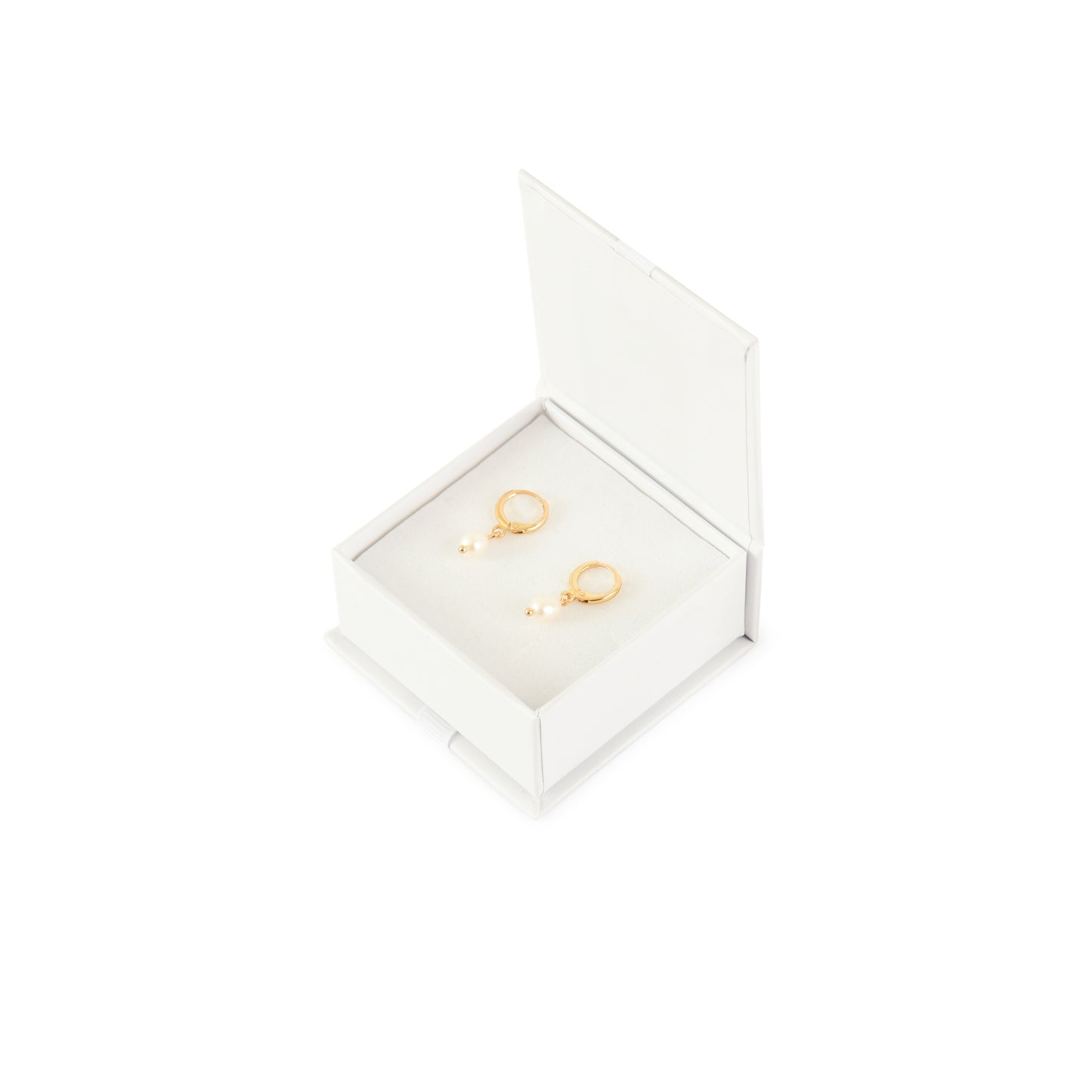 AROS CON COLGANTE PERLINA GOLD