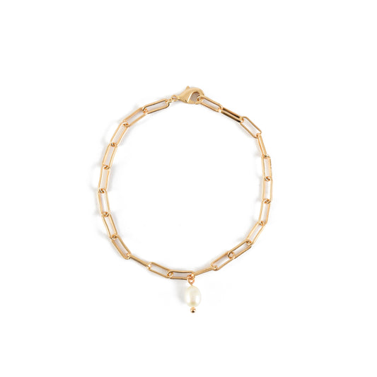 PULSERA PERLINA GOLD