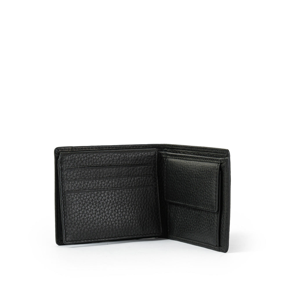 BILLETERA CUERO CON ALETA HERNAN NEGRO