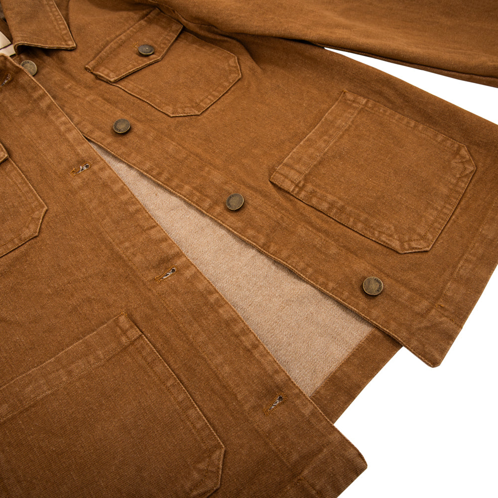 CHAQUETA JEAN JANIS MARRÓN