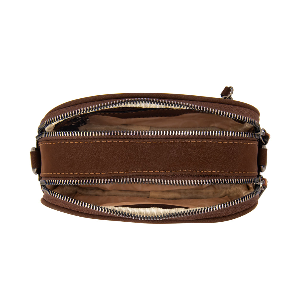 BANDOLERA PRICILA MARRÓN