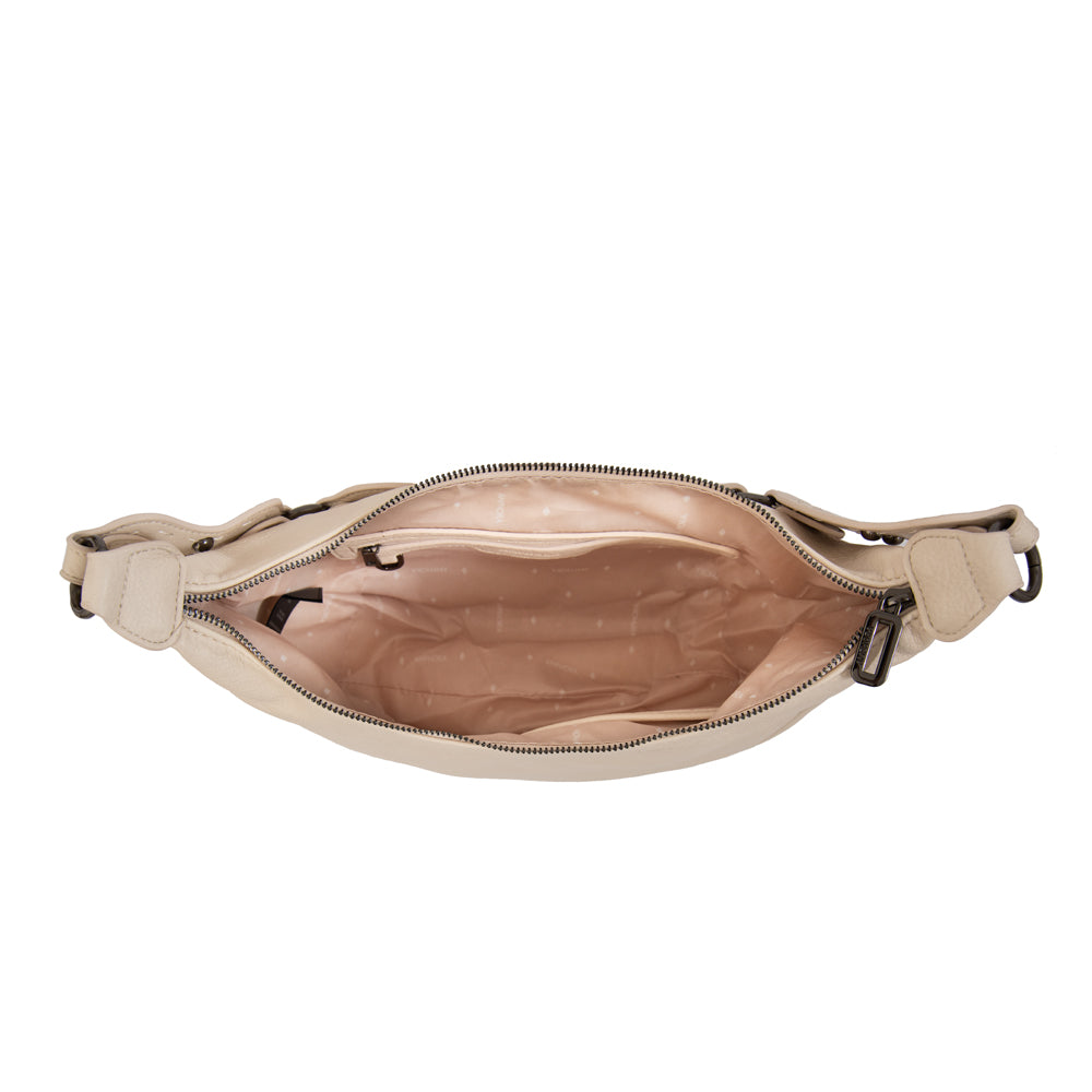 CARTERA CORTE OVAL ROCIO BLANCO