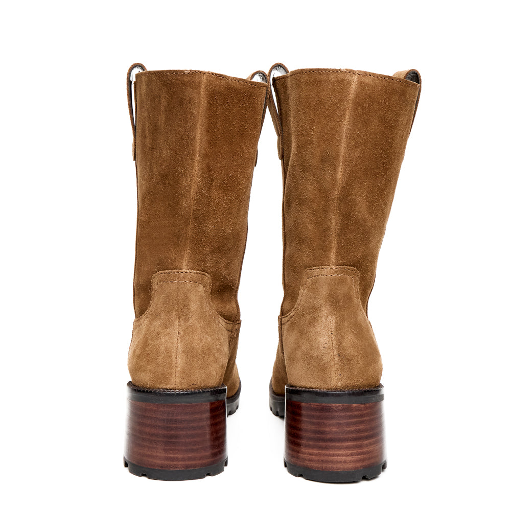 BOTA CAÑA MEDIA VICKY MARRÓN CLARO