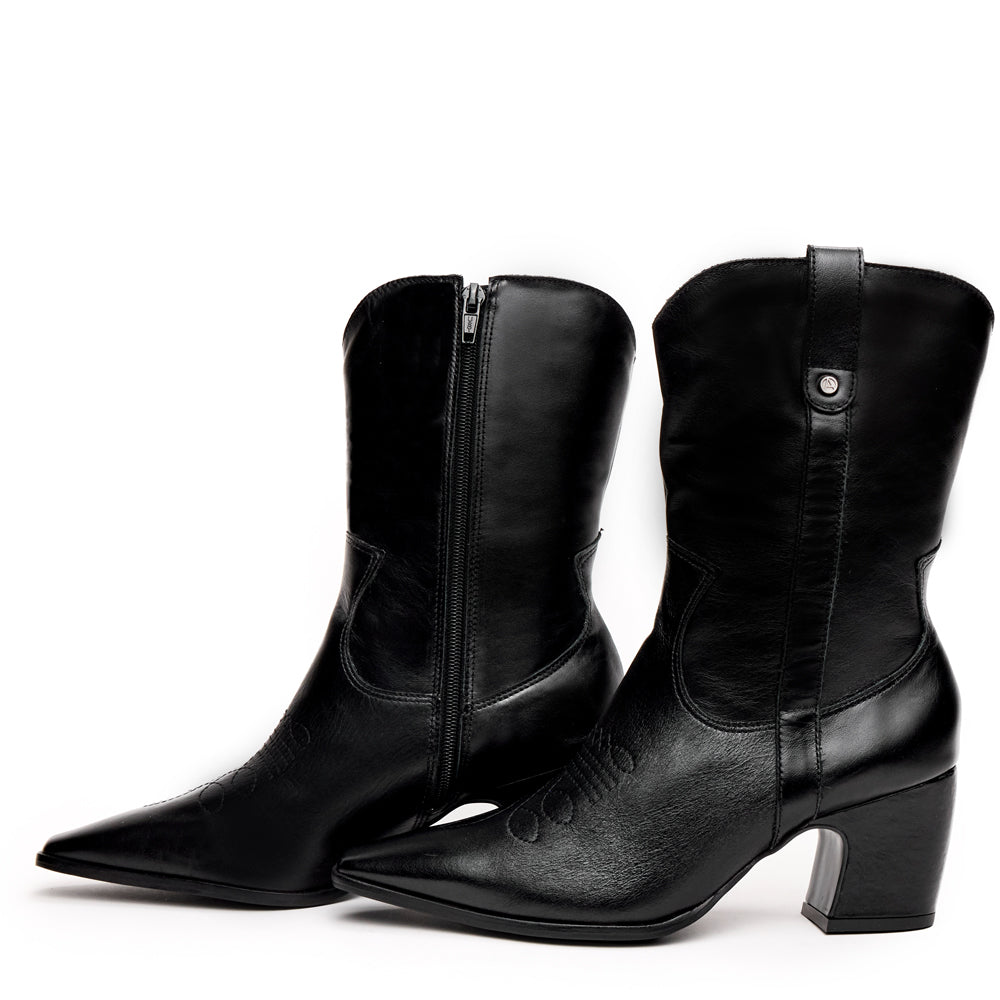 BOTA CAÑA MEDIA AZALEA NEGRO