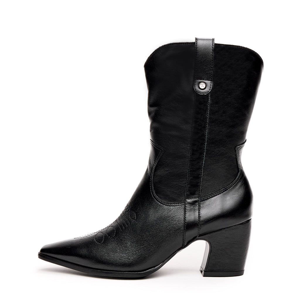 BOTA CAÑA MEDIA AZALEA NEGRO