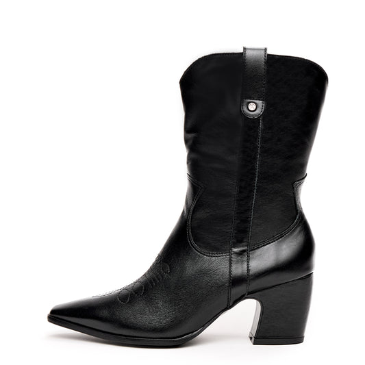 BOTA CAÑA MEDIA AZALEA NEGRO