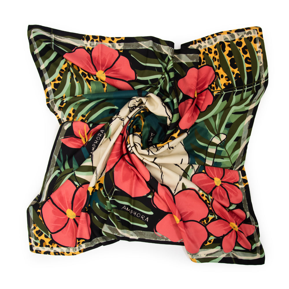 PAÑUELO MEDIANO TROPICO VERDE