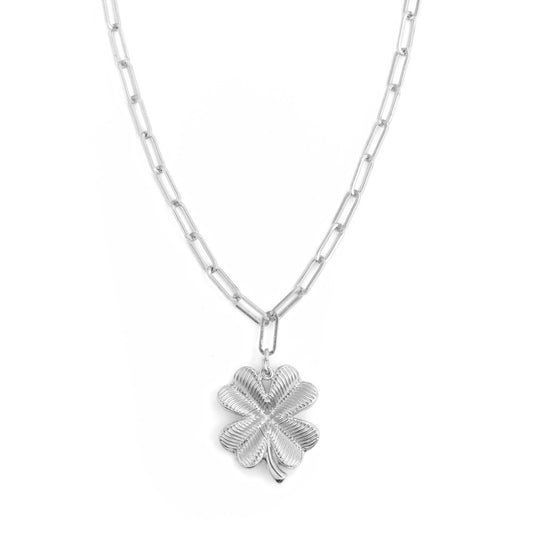 COLLAR CON COLGANTE LUCKY SILVER