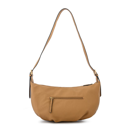 CARTERA CORTE OVAL BLANCHE CAMEL