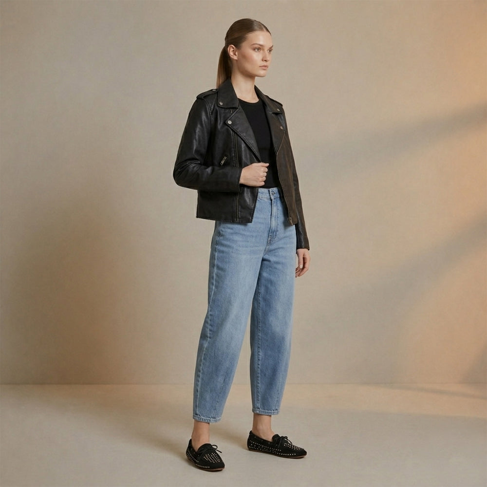 CAMPERA BIKER NANCY NEGRO