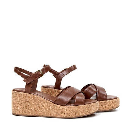 SANDALIA ALISON MARRÓN