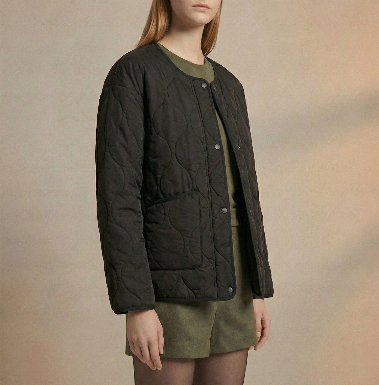CHAQUETA ACOLCHADA ATENAS NEGRO