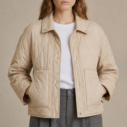 CHAQUETA ACOLCHADA BRUSELAS BEIGE
