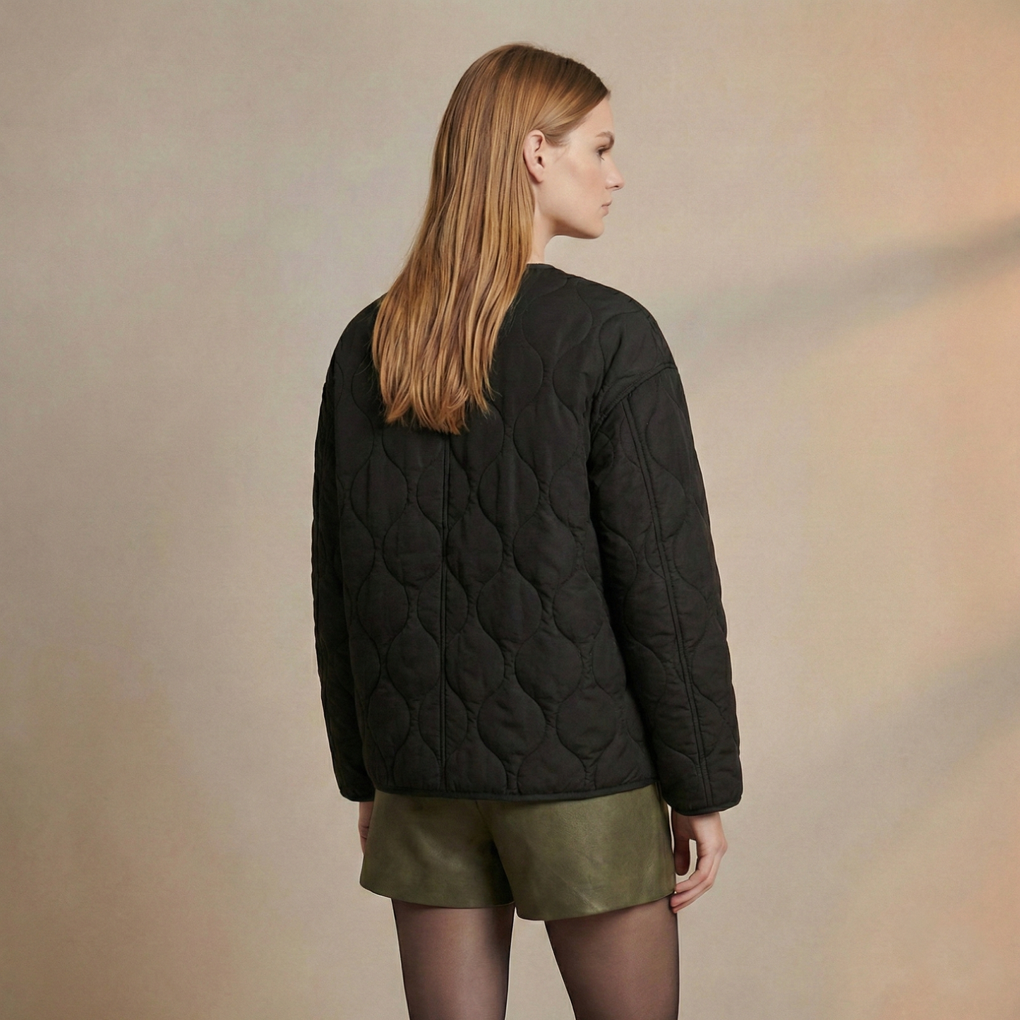 CHAQUETA ACOLCHADA ATENAS NEGRO