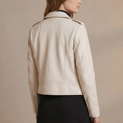 CAMPERA BIKER NANCY BLANCO