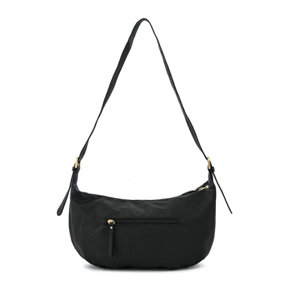 CARTERA CORTE OVAL BLANCHE NEGRO