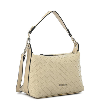 CARTERA CORTE OVAL BERCY BEIGE