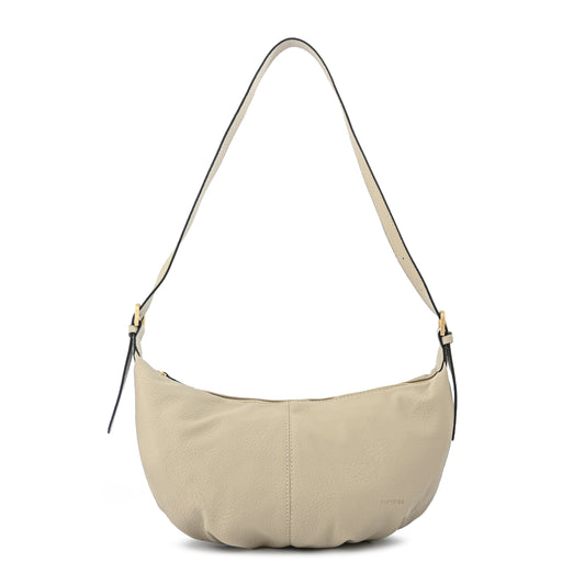 CARTERA CORTE OVAL BLANCHE BEIGE