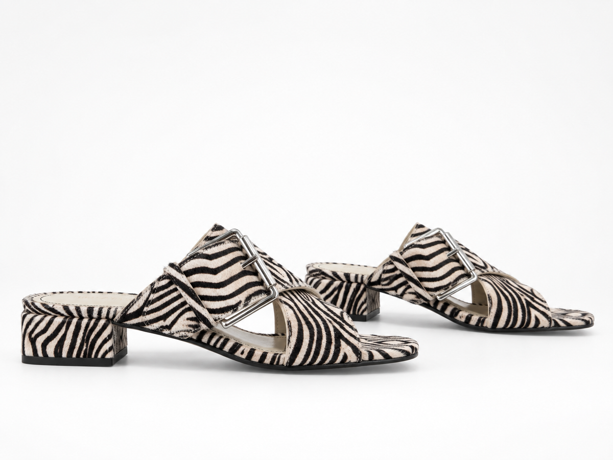 SANDALIA MULE MARIA PRINT