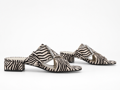 SANDALIA MULE MARIA PRINT