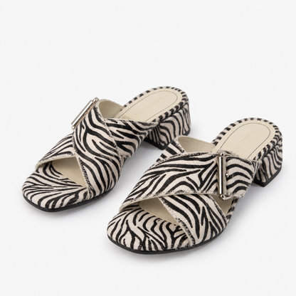 SANDALIA MULE MARIA PRINT