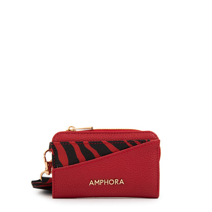 BILLETERA SIMPLE ANIRA ROJO