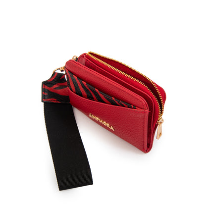 BILLETERA SIMPLE ANIRA ROJO