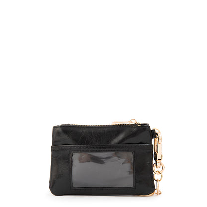 MONEDERO CON BOLSILLO FRONTAL ARLET NEGRO