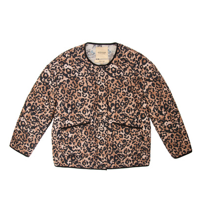 CHAQUETA ACOLCHADA ATENAS NEGRO PRINT