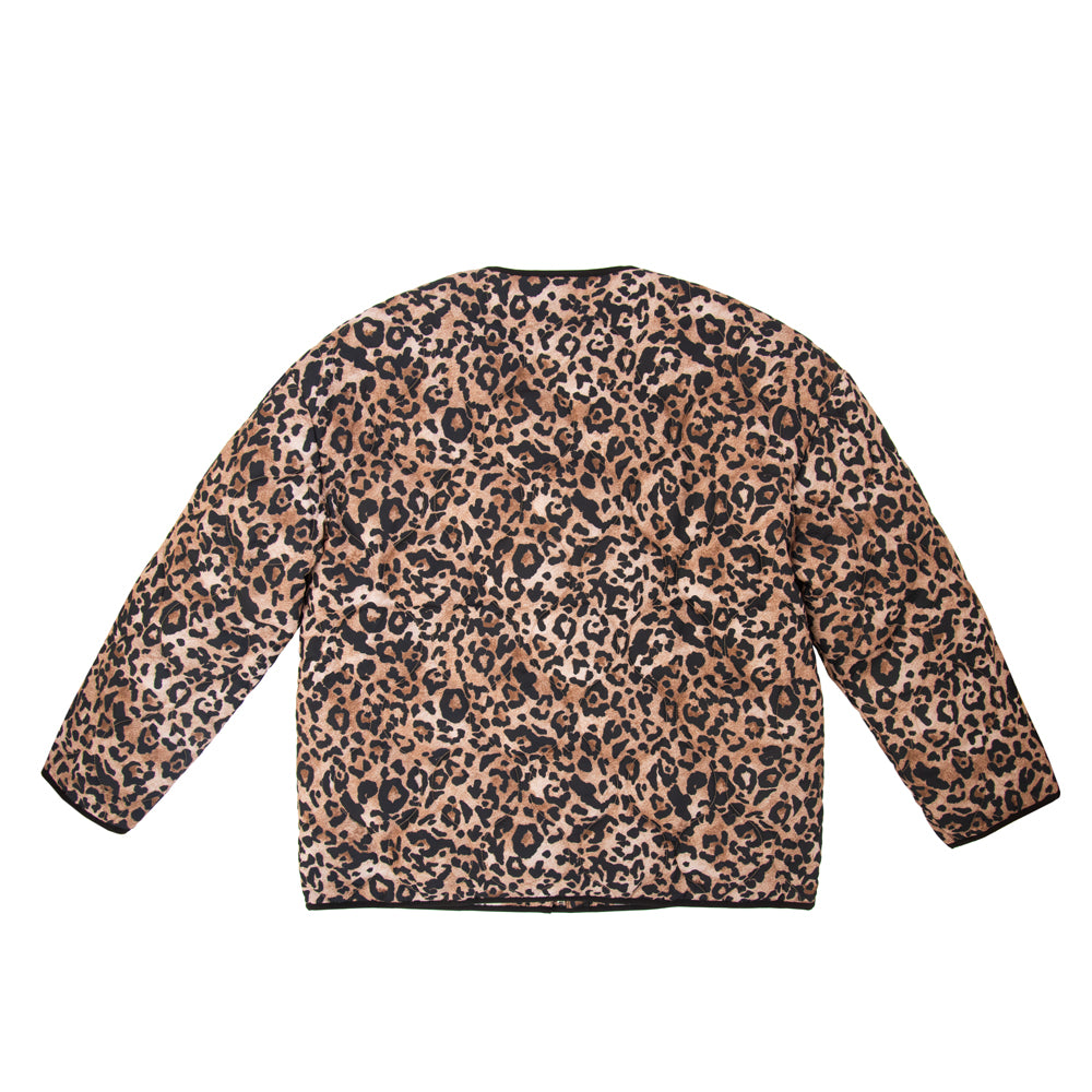 CHAQUETA ACOLCHADA ATENAS NEGRO PRINT