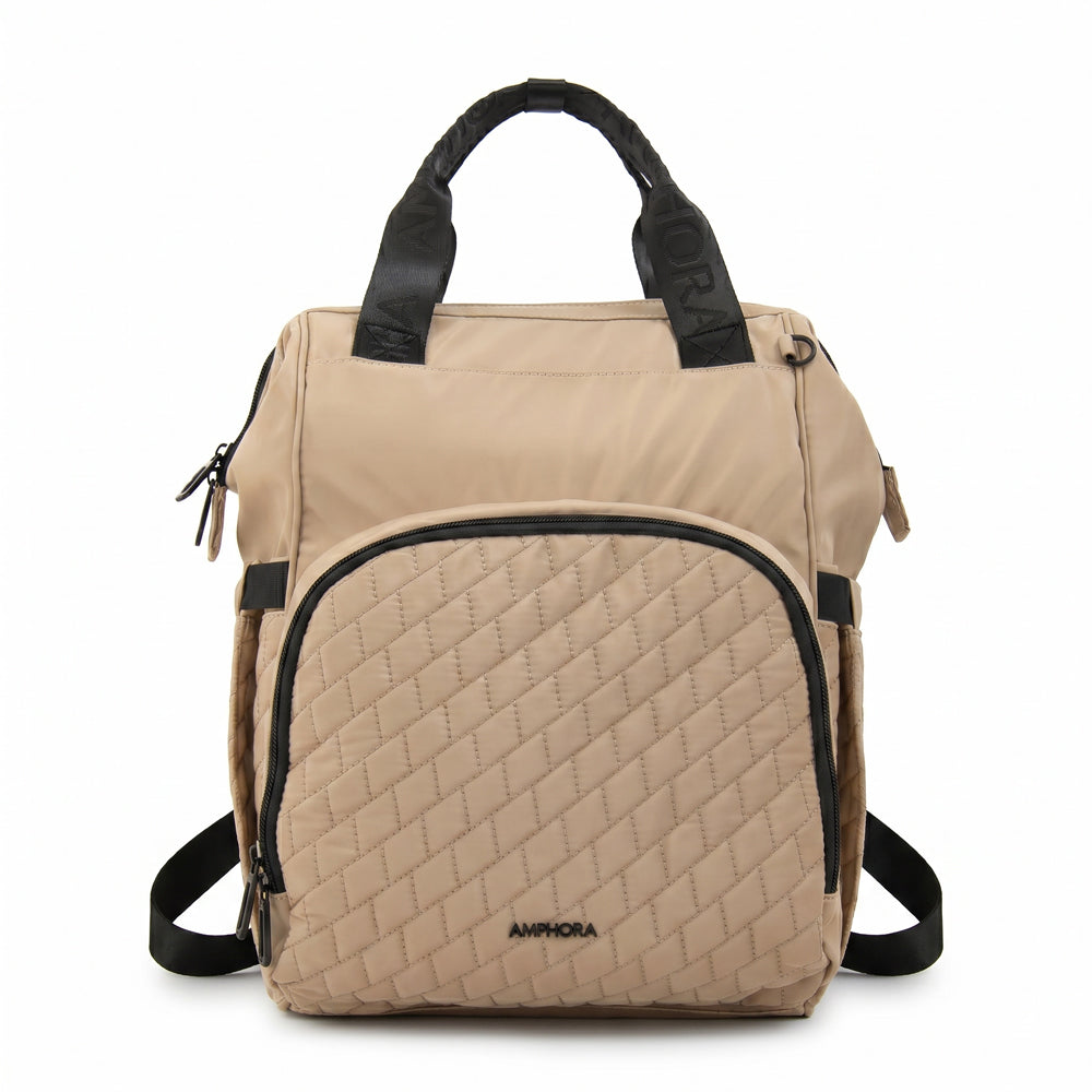 MOCHILA MATERNAL BAMBINA BEIGE