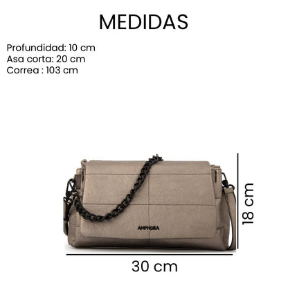 BANDOLERA TATIANA PLATEADO