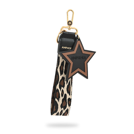 LLAVERO COLGANTE CON ESTRELLA BLUMA BEIGE