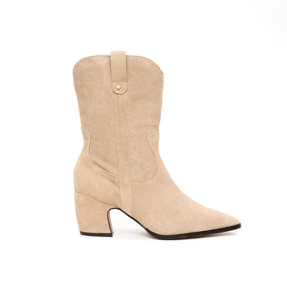 BOTA CAÑA MEDIA AZALEA BEIGE
