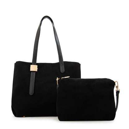 CARTERA TRES DIVISIONES BRISY NEGRO