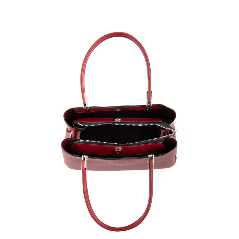 CARTERA CARMINA ROJO