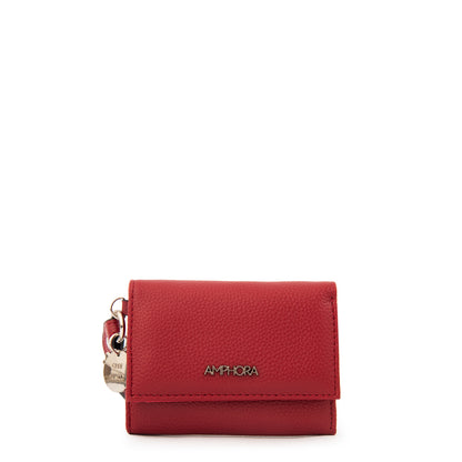 BILLETERA CHARMS ROJO