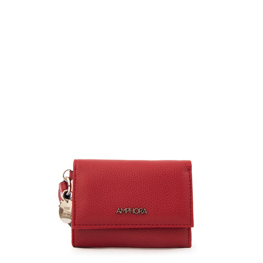 BILLETERA CHARMS ROJO