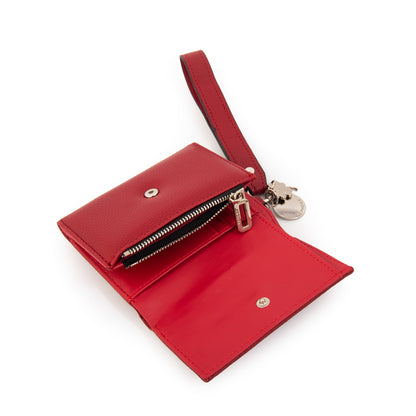 BILLETERA CHARMS ROJO